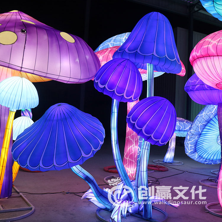 Blue Mushroom Lantern